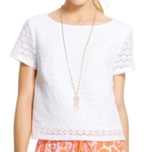 NWT XL Lilly Pulitzer Target White Crop
